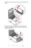 Page 115115 – C330/C530 Troubleshooting
forwards into the internal drum cavity and withdraw the 
sheet.
• To remove a sheet from the central area of the belt, 
carefully separate the sheet from the belt surface and 
withdraw the sheet.
Downloaded From ManualsPrinter.com Manuals 