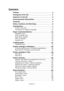 Page 4Contents> 4
CONTENTS
Preface . . . . . . . . . . . . . . . . . . . . . . . . . . . . . . . . . .  2
Emergency First Aid . . . . . . . . . . . . . . . . . . . . . . . .  3
Importer to the EU . . . . . . . . . . . . . . . . . . . . . . . . .  3
Environmental Information  . . . . . . . . . . . . . . . . . .  3
Contents . . . . . . . . . . . . . . . . . . . . . . . . . . . . . . . . .  4
Notes, Cautions and Warnings . . . . . . . . . . . . . . . .  6
Introduction . . . . . . . . . . . . . . . . . . . . . . ....