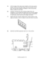 Page 98Installing upgrades> 98
5.Lift the edge of the side cover slightly at the two points 
shown, and pull the cover away from the printer at the 
top. Lift the cover slightly to detach it from the printer. 
Place it safely to one side.
6.Carefully remove the new memory board from its 
wrapping. Try to handle the board only by its short edges, 
avoiding contact with any metal parts as far as possible. 
In particular, avoid touching the edge connector.
7.Notice that the memory board has a small cutout in the...