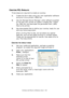 Page 145Overlays and Macros (Windows only)> 145
CREATING PCL OVERLAYS
Three steps are required to create an overlay:
1.Create the form data using your own application software 
and print it to a printer (.PRN) file.
2.Use the Storage Device Manager utility software supplied 
on CD with your printer to create a “project file,” import 
the .PRN file, and download the generated filter (.BIN) 
files to the printer.
3.Use downloaded files to define your overlay ready for use 
with any future document.
When printing...