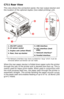 Page 11
11 – C610/C711 User’s Guide
C711 Rear View
This view shows the connection pa nel, the rear output stacker and 
the location of the optional  duplex (two-sided printing) unit.
* The Network Interface may have a protective “plug” which must be 
removed before connection can be made.
When the rear paper stacker is fo lded down paper exits the printer 
through the rear of the printer and is stacked here face up. This is 
mainly used for heavy print media. When used in conjunction with 
the multi purpose...