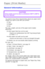 Page 16C6150 User’s Guide
16
Paper (Print Media)
General Information ________________
    
You need to know three characteristics about any paper (print 
media) you want to use with your printer:
•Ty p e
•We ig h t
•Size
The type, weight, and size of the paper (print media) 
determine:
•which paper feed tray can be used 
Choices are multipurpose tray (MP Tray/manual feed) 
or Trays 1 - 2
•which paper exit path can be used   
Choices are face-down or face-up (straight-through)
•whether you can use double sided...