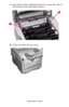 Page 84C6150 User’s Guide
84
7.Push the two blue retaining levers (1) toward the rear of 
the printer to lock the fuser in place.
     c53_61a_fuser3.jpg  
8.Close and latch the top cover.         c53_45_latchcvr.jpg 
Downloaded From ManualsPrinter.com Manuals 