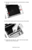 Page 87C6150 User’s Guide
87
5.Turn the two locks about 45° counterclockwise to release 
the belt.      c53_49_belt2.jpg   
6.Pull up the handle and lift the belt unit out of the printer.
             c53_50_belt3.jpg    
7.Unpack the new belt unit.  Hold it with the blue handle 
toward the front of the printer.
Downloaded From ManualsPrinter.com Manuals 