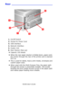 Page 15C6150 User’s Guide
15
Rear ____________________________
    c51_01_backview.jpg  
1.On/Off Switch
2.Socket for Power Cord
3.USB Interface
4.Network Interface
5.Duplex Unit
6.Rear Stacker (face up)
•Capacity 100 sheets
•When the rear paper stacker is folded down, paper exits 
the printer through the rear of the printer and is stacked 
face up. 
•This is used for labels, heavy print media, envelopes and 
custom paper sizes. 
•When used with the Multi-Purpose Tray, the paper path 
through the printer is...