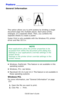 Page 237C6150 User’s Guide
237
Posters __________________________
General Information
       Poster.jpg                
This option allows you to print posters by dividing a single 
document page into multiple pieces. Each piece prints, 
enlarged, on a separate sheet. Then, you combine the 
separate sheets to create a poster.
Poster Print is only available with the Windows PCL printer 
driver and Mac OS 9.x.
 
•Windows, PostScript: This feature is not available in this 
operating system 
•Windows, PCL: see...