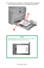 Page 59C6150 User’s Guide
59
3.Load paper print side down.  Make sure the rear stopper 
(1) and paper guides (2) are snug against the paper.
        c53_13_instlpapr.jpg   
     
NOTE
Load letterhead paper face down.  The top edge is 
aimed towards the front of the printer.
      c53_76_trayabc.jpg   
Downloaded From ManualsPrinter.com Manuals 