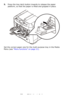 Page 2020 – C710n User’s Guide
5.Press the tray latch button inwards to release the paper 
platform, so that the paper is lifted and gripped in place.
Set the correct paper size for the multi purpose tray in the Media 
Menu (see “Menu functions” on page 21).
Downloaded From ManualsPrinter.com Manuals 