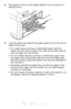 Page 1919 – C710n User’s Guide
3.Press gently down on the paper platform (c) to ensure it is 
latched down.
4.Load the paper and adjust the paper guides (d) to the size of 
paper being used.
• For single-sided printing on letterhead paper load the 
paper into the multi purpose tray with pre-printed side up 
and top edge into the printer.
• For two-sided (duplex) printing on letterhead paper load 
the paper with pre-printed side down and top edge away 
from the printer. (Optional duplex unit must be installed...