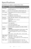 Page 9999 – C710n User’s Guide
Specifications
Specifications are subject to change without notice. 
ITEMSPECIFICATION
Dimensions 17-1/8 W x 21 D x 14-1/2 H (435 x 536 x 370 mm) 
without Duplex unit
Weight 61.5 lbs. (27.6 kg) approx. (without Duplex unit)
Print method LED exposed light source electronic photographic 
method
Print speeds 30 pages per minute color
32 pages per minute monochrome
Resolution 600 x 600, 600 x 1200 dpi x 1bit or 600 x 600 dpi x 2 bit
Emulations PostScript 3 
PCL 5c, HP-GL, PCL XL, PCL...