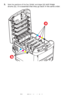 Page 8181 – C710n User’s Guide
2.Note the positions of the four toner cartridges (a) and image 
drums (b). It is essential that they go back in the same order.
a
b
Downloaded From ManualsPrinter.com Manuals 