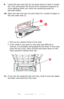 Page 80
80 – C610/C711 User’s Guide
9.Lower the top cover but do not press down to latch it closed 
yet. This will protect the drums from excessive exposure to 
room lighting while you check the remaining areas for 
jammed sheets.
10.Open the rear exit tray (h) and check for a sheet of paper in 
the rear path area
 (i).
• Pull out any sheets found in this area.
• If the sheet is low down in this area and difficult to 
remove, it is probably still gripped by the fuser. In this case 
raise the top cover, reach...