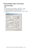 Page 248C7350/7550 User’s Guide: Windows 2000 Operation  •  248
Printing Multiple Pages on One Sheet
(N-Up Printing)
PCL 
1.Open the file in your application.  Select File → Print.
2.In the Print dialog box, on the General tab, click the 
appropriate PCL driver. Click the Setup tab.
3.Under Finishing Mode, select the required number of pages 
per sheet.
 C73_2k_PCL_NUpK.tif 
Downloaded From ManualsPrinter.com Manuals 