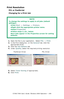 Page 259C7350/7550 User’s Guide: Windows 2000 Operation  •  259
Print Resolution
PCL or PostScript
Changing for a Print Job  
 
1.Open the file in your application.  Select File → Print.
2.In the Print dialog box, on the General tab, click the 
appropriate driver.
3.Click the Job Options tab.
4.Under Quality, select the required printing resolution 
  C73_2k_PS_Reso.bmp and C73_2k_PCL_Reso.bmp  
5.Select Toner Saving (if appropriate). 
6.Click Print.
NOTE
To change the settings to apply to all jobs (default...