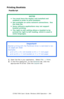 Page 264C7350/7550 User’s Guide: Windows 2000 Operation  •  264
Printing Booklets
PostScript 
  
  
1.Open the file in your application.  Select File → Print.
2.In the Print dialog box, on the General tab, click the 
appropriate PS driver. Click the Layout tab.
NOTES
• You must have the duplex unit installed and 
enabled in order to print booklets.
• Not available on some network connections.  See 
the Help file.
• Some software applications may not support 
booklet printing.
• The right-to-left setting allows a...