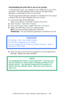 Page 290C7350/7550 User’s Guide: Windows 2000 Operation  •  290
Downloading the print file to use as an overlay  
In the previous topic, you created a print (PRN) file on your PCs 
hard disk. This topic explains how to use the Storage Device 
Manager to download this file to the printer.
The Storage Device Manager software is included with the original 
software CDs that were supplied with your printer.
1.Launch Storage Device Manager.  
Allow the program to discover (locate) the printer.
2.Click Project.  Click...