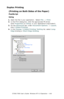 Page 443C7350/7550 User’s Guide: Windows NT 4.0 Operation  •  443
Duplex Printing
(Printing on Both Sides of the Paper)
PostScript
Using
1.Open the file in your application.  Select File → Print.
2.In the Print dialog box, click the appropriate PS driver. 
Click Properties (or Setup, or your application’s equivalent).
3.On the Advanced tab, under Document Options → Layout, 
click 2-Sided Printing.
4.In the Change ‘2-Sided Printing’ Setting list, select Long-
Edge binding or Short-Edge binding....