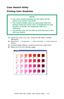 Page 577C7350/7550 User’s Guide: Color Swatch Utility   •  577
Color Swatch Utility  
Printing Color Swatches 
 
1.Install the utility from CD1 using the OKI Menu Installer 
(Windows). 
2.Click Start → Programs → Color Swatch → Color Swatch 
Utility.
3.A swatch page displays, showing commonly used colors.
4.Select print to print sample pages.
 color_swatch_samples.jpg  
NOTE
• The color swatch samples do not show all the 
colors your printer can print.
• The Swatch Utility does not guarantee that the 
printer...