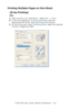 Page 154C7350/7550 User’s Guide: Windows XP Operation  •  154
Printing Multiple Pages on One Sheet
(N-Up Printing)
PCL 
1.Open the file in your application.  Select File → Print.
2.In the Print dialog box, on the General tab, click the 
appropriate PCL driver. Click the Preferences button.
3.On the Setup tab, under Finishing Mode, select the required 
number of pages per sheet.
  C73_XP_PCL_NUpk.tif 
Downloaded From ManualsPrinter.com Manuals 