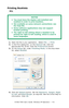 Page 172C7350/7550 User’s Guide: Windows XP Operation  •  172
Printing Booklets
PCL 
  
1.Open the file in your application.  Select File → Print.
2.In the Print dialog box, on the General tab, click the 
appropriate PCL driver. Click the Preferences button.
3.On the Setup tab, under Finishing Mode, in the drop-down 
list, select Booklet.
 C73_XP_PCL_Bookletk.tif 
4.Click the Options button. Set the Signature, 2pages, Right 
to Left, and Bind Margin, as required. See the online Help for 
information. Click OK....