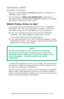 Page 204C7350/7550 User’s Guide: Windows 2000 Printer Drivers  •  204
Windows 2000
Printer Drivers
See your printed Software Installation Guide for information on 
installing printer drivers.
You can also go to http://my.okidata.com to view and/or 
download a copy of the Software Installation Guide or for the latest 
information on drivers for your printer.
Which Printer Driver to Use?  
Your printer comes with Windows drivers for PCL and Adobe® 
PostScript® (PS). You can install either of these, or both if you...