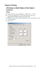 Page 261C7350/7550 User’s Guide: Windows 2000 Operation  •  261
Duplex Printing
(Printing on Both Sides of the Paper)
PostScript
Using
1.Open the file in your application.  Select File → Print.
2.In the Print dialog box, on the General tab, click the 
appropriate PS driver. Click the Layout tab.
3.Under Print on Both Sides, select Flip on Long Edge or Flip 
on Short Edge.
4.Click Print.
  C73_2k_PS_Duplex2.bmp 
Downloaded From ManualsPrinter.com Manuals 