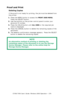 Page 276C7350/7550 User’s Guide: Windows 2000 Operation  •  276
Proof and Print
Deleting Copies  
If the proof is not ready for printing, the job must be deleted from 
the printer:
1.Press the MENU button to access the 
PRINT JOBS MENU. 
Press the SELECT button.
2.Use the buttons on the printer control panel to enter your 
personal ID number.
3.Press the VALUE button until 
ALL JOBS or the required job 
name is displayed.
4.Press the CANCEL button to delete the remaining copies of the 
document.
5.The deletion...