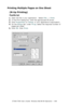 Page 336C7350/7550 User’s Guide: Windows Me/98/95 Operation  •  336
Printing Multiple Pages on One Sheet
(N-Up Printing)
PostScript
1.Open the file in your application.  Select File → Print.
2.In the Print dialog box, click the appropriate PS driver. 
3.Click Properties (or Setup, or your application’s equivalent).
4.On the Setup tab, under N-up, select the required number of 
pages per sheet.
5.Click OK. Click Print.
 C73_Me_PS_nUpk.tif 
Downloaded From ManualsPrinter.com Manuals 