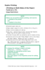 Page 351C7350/7550 User’s Guide: Windows Me/98/95 Operation  •  351
Duplex Printing
(Printing on Both Sides of the Paper)
PostScript or PCL 
Usage Restrictions
  
•Standard paper sizes only.
•Paper weight range 20 to 28 lb. US Bond (75 to 105 g/m
²). 
•Paper must be loaded print side up. 
•Only Tray 1, optional Trays 2 and 3, and the High Capacity 
Feeder trays can be used for duplex printing. 
•The Multi Purpose (MP) tray cannot be used for duplex printing.
•Duplexing cannot be used if Paper Weight is set to...