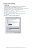 Page 395C7350/7550 User’s Guide: Windows NT Printer Drivers  •  395
Duplex Unit: Enabling
PostScript  
Certain options such as additional memory, the duplexer, or 
additional trays may be installed in your printer.
Before using the printer, you must enter the printer driver(s) and 
enable the options. You only need to do this once.
1.Click Start → Settings → Printers.
2.Highlight the printer name.  Click File then Properties.
3.Click the Device Settings tab. 
4.Under Installable Options, make sure the Duplex is...