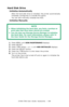 Page 548C7350/7550 User’s Guide: Accessories   •  548
Hard Disk Drive
Initialize Automatically 
After the hard disk drive is installed, the printer automatically 
initializes (configures) to include this option.
You can also manually initialize the HDD. 
Initialize Manually  
  
1.Press MENU until DISK MAINTENANCE displays.
2.Press SELECT.
3.Press ITEM (either + or –) until 
HDD INITIALIZE displays.
4.Press the SELECT button.  
5.Press the ITEM button to shut down the printer.
6.Turn on the printer.
The printer...