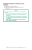 Page 700C7350/7550 User’s Guide: Print Job Accounting Utility   •  700
Checking the Status of Printers on the 
Network
1.Open Microsoft Internet Explorer.
2.Type in the IP address for the printer (e.g., http://
192.168.0.1).
  
NOTE
To find the IP address for the printer, do any of the 
following:
• Open the Print Job Accounting software and select 
the printer in the Printer Tree, then click Printer → 
Properties.
• Use the printer’s front panel display to navigate to 
the network menu (see your printer’s...