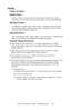 Page 712C7350/7550 User’s Guide: PrintSuperVision   •  712
Using
Types of Users
Guest Users
A user, without username, can get basic information about 
devices, such as type, status and location of printing devices.
Standard Users
in addition to guest user information, standard users can get 
information about printing resources, configure e-mail alerts, 
and get basic statistics reports.
Administrators
Can manage devices, maps, alerts, user accounts, maintenance 
data, and create comprehensive statistics...