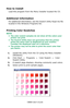 Page 326
C8800 User’s Guide326
How to Install
Load this program from the Menu Installer located the CD.
Additional Information
For additional information, see the Swatch Utility Read-me file 
located in the Windows Programs list.       
Printing Color Swatches
NOTE 
• The color swatch samples do not show all the colors your 
printer can print.
• The Swatch Utility does not  guarantee that the printer 
prints the same color as di splayed on your monitor. 
Consider the displayed color as a reference.
• The printer...