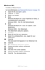 Page 298
C8800 User’s Guide298
Windows PCL
Create a Watermark
For more information,  see “General Information” on page   294.    
1. Open the file you want to print.
2. Click File  → Print.
3. Select your printer. 
4. Next:
Windows Me/98/NT/XP:  Click Properties (or Setup, or 
your application’s equivalent).
Windows 2000:  Click the Job Options button.
5. Next:
Windows Me/98/NT/XP:  Click Job Options. Click 
Watermark.
Windows 2000:  Click Watermark.
6. The Watermark dialog box appears.
7. Click New.
8. Enter...