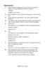 Page 182
C8800 User’s Guide182
Restrictions
1.Before booklet printing can be carried out, both the 
duplex unit and additional memory must be  
installed 
enabled in the driver. 
2. Not available on some network connections. See the Help 
file.
3. Some software applications may not support booklet 
printing.
4. The right-to-left setting allows a booklet to be printed for 
right to left reading, which is used in some languages.
5. PostScript
This feature is not availabl e in these operating systems
Windows Me/98...