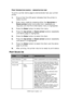 Page 117C9600 User’s Guide> 117
PRINT INFORMATION EXAMPLE – DEMONSTRATION PAGE
To print a printer demo page to demonstrate how your printer 
prints:
1.Ensure that the LCD panel indicates that the printer is 
ready to print.
2.Enter menu mode by pressing either the Up-arrow or 
Down-arrow button and press them repeatedly as 
required until the Print Information menu is highlighted.
3.Press the Enter button to select this menu.
4.Press the Up-arrow or Down-arrow buttons repeatedly 
until Demo page is highlighted....