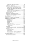 Page 6C9850 User’s Guide> 6
Open cover, paper jam, top cover  . . . . . . . . . .  96
Paper jams – duplex unit . . . . . . . . . . . . . . . . . .  101
Check duplex unit, paper jam  . . . . . . . . . . . .  101
Paper jams – Finisher (optional accessory)  . . . . .  107
Check Finisher, paper jam/paper remains . . . .  107
591, 592, 593, 599/ 643, 645 (paper jam 
around Finisher) . . . . . . . . . . . . . . . . . . . . .  107
594, 597, 598/ 644, 646 (paper jam in Finisher)109
590 (paper jam in Finisher/Punch...