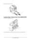 Page 35
35 • Getting Started
6.Replace the tray in the MFP.
Loading Paper: Manual Feed Tray (MB460 MFP)
1.Open the manual feed tray (1).
2. Press gently down on the paper platform (2) to ensure it is latched down.
1
2
Downloaded From ManualsPrinter.com Manuals 