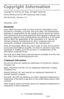 Page 22 – Copyright Information
MC361/MC561/CX2731 MFP Advanced User’s Guide
Copyright Information
Copyright © 2010 by Oki Data. All Rights Reserved
MC361/MC561/CX2731 MFP Advanced User’s Guide
P/N 59101501, Revision 1.0
December, 2010 
Disclaimer
Every effort has been made to ensure that the information in this 
document is complete, accurate, and up-to-date. The manufacturer 
assumes no responsibility for the results of errors beyond its control. 
The manufacturer also cannot guarantee that changes in...