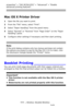 Page 111111 – Printing: Booklet Printing
MC361/MC561/CX2731 MFP Advanced User’s Guide
properties > OKI MC561(PS) > Advanced > Enable 
advanced printing features.
Mac OS X Printer Driver 
1Open the file you want to print.
2From the File menu, select Print.
3Select Paper Handling from the panel menu.
4Select Normal or Reverse from Page Order on the Paper 
Handling panel.
5Configure other settings if necessary and then start printing.
Note
If the print dialog contains only two menus and does not contain 
the...