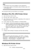 Page 112112 – Printing: Booklet Printing
MC361/MC561/CX2731 MFP Advanced User’s Guide
Note
• This function may not be available in some applications.
• If you want to make an A5 booklet using A4 sheets, select A4 
for the paper size.
The procedures below use the MC561 as an example.
Windows PCL/PCL XPS Printer Driver 
1Open the file you want to print.
2From the File menu, select Print.
3Click “Preferences” (or “Properties”, depending on the version of 
Windows you are using).
4On the Setup tab, select Booklet at...