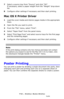 Page 114114 – Printing: Poster Printing
MC361/MC561/CX2731 MFP Advanced User’s Guide
7Select a source tray from Source and click OK.
If necessary, select a paper weight from the Weight drop-down 
list.
8Configure other settings if necessary and then start printing.
Mac OS X Printer Driver
1Load the cover media and interior pages media in the appropriate 
trays.
2Open the file you want to print.
3From the File menu, select Print.
4Select Paper Feed from the panel menu.
5Select First Page From and select source...