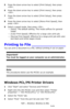 Page 141141 – Printing: Printing to File
MC361/MC561/CX2731 MFP Advanced User’s Guide
5Press the down arrow key to select [Print Setup], then press 
.
6Press the down arrow key to select [Print menu], then press 
.
7Press the down arrow key to select [Print Setup], then press 
.
8Press the down arrow key to select [Mono-Print Speed], then 
press .
9Select a speed mode, then press .
-[Auto]: The default setting. This mode suffices for general 
usage.
-[Color Print Speed]: Effective for a large color print job....