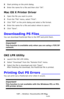 Page 142142 – Printing: Downloading PS Files
MC361/MC561/CX2731 MFP Advanced User’s Guide
5Start printing on the print dialog.
6Enter the name for a file and then click OK.
Mac OS X Printer Driver
1Open the file you want to print.
2From the File menu, select Print.
3Click PDF on the print dialog and select a file format.
4Enter the name for a file and select where to save it.
5Click Save.
Downloading PS Files __________
You can download PostScript files to the MFP and print them.
Important!
This function is...