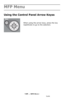 Page 149149 – MFP Menu: 
MC361/MC561/CX2731 MFP Advanced User’s Guide
MFP Menu
Using the Control Panel Arrow Keyss 
When using the arrow keys, press the key 
repetitively to go to the selection.
Downloaded From ManualsPrinter.com Manuals 