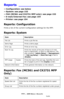 Page 153153 – MFP Menu: Reports
MC361/MC561/CX2731 MFP Advanced User’s Guide
Reports ____________________
— Configuration: see below
— System: see page 153
— FAX (MC561 and CX2731 MFP only): see page 153
— E-mail/Internet Fax: see page 154
— Printer: see page 154
Reports: Configuration 
Prints a list of the current Configuration settings for the MFP. 
Reports: System 
Reports: Fax (MC561 and CX2731 MFP 
Only) 
Item Description
File List Prints a job file list.
Demo Page Prints a demo page.
Error Log Prints an...