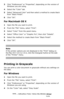 Page 223223 – Adjusting Color: Using the Printer Driver
MC361/MC561/CX2731 MFP Advanced User’s Guide
3Click “Preferences” or “Properties”, depending on the version of 
Windows you are using.
4Select the “Color” tab.
5Select “Advanced Color” and then select a method to create black 
from “Black Finish”.
6Click “OK”.
For Macintosh OS X
1Open the file you want to print.
2From the “File” menu, select “Print”.
3Select “Color” from the panel menu.
4Select “Office Color” or “Graphic Pro”, then click “Details”.
5Select...