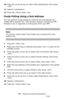 Page 4545 – Faxing: Fcode Transmission
MC361/MC561/CX2731 MFP Advanced User’s Guide
10Press the up arrow key to select [Add destination], then press 
.
11Specify a destination.
12Press the  key.
Fcode Polling Using a Sub Address
You can perform Fcode polling by entering the sub address of a 
sender MFP’s bulletin box. This function makes a remote fax MFP 
transmit a fax in response to instructions from your MFP. 
Note
You cannot receive data if the sender has a password on the 
bulletin box.
1Press the  key....