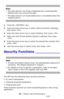 Page 4848 – Faxing: Security Functions
MC361/MC561/CX2731 MFP Advanced User’s Guide
Note
• The data stored in an Fcode confidential box is automatically 
deleted when you remove the data.
• The data stored in an Fcode bulletin box is not deleted when the 
recipient gets it.
1Press the  key.
2Press the down arrow key to select [Store Document Settings], 
then press .
3Press the down arrow key to select [Delete], then press .
4Make sure that [Fcode Bulletin board] is selected, then press 
.
5Press the down arrow...